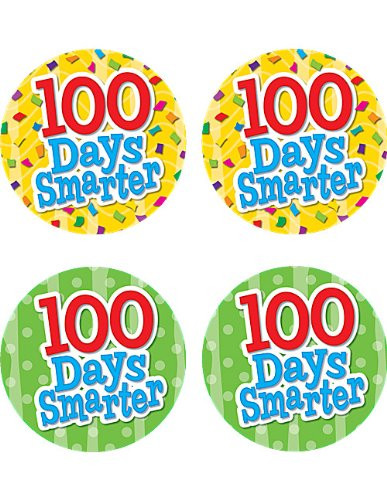 Teacher Created Resources 100 Days Smarter Wear'Em Badges