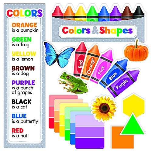 Creative Teaching Press Mini Bulletin Board, Colors & Shapes (6978)