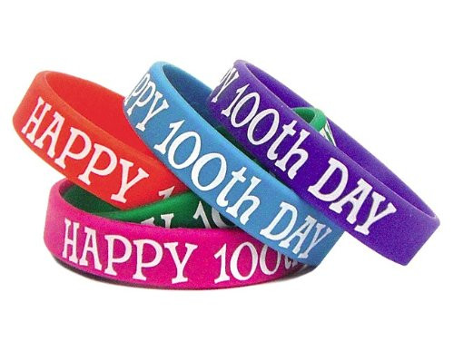 Teacher Created Resources Happy 100th Day Wristbands (6568)