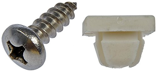 Dorman 785-166 License Plate Fasteners - 14 x 3/4 In., Pack of 4