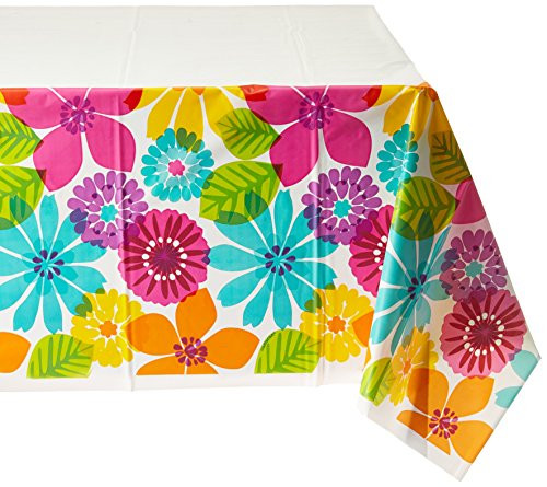amscan Day in Paradise Party Table Cover | 6 Ct.