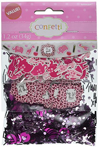 Amscan Sweet Safari Girl Value Pack Confetti, 36 Ct.