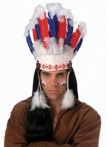 Rubie's Costume Co. Chief Headdress, One Size, Multicolor