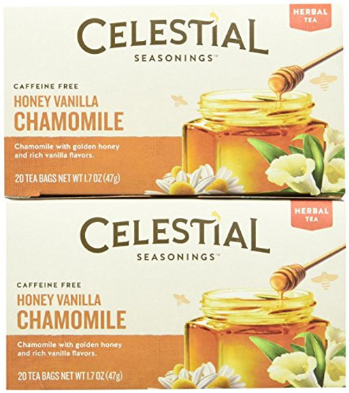 Celestial Seasonings Honey Vanilla Chamomile Tea Bags, 20 ct, 2 pk Celestial Seasonings Honey Vanilla Chamomile Tea Bags, 20 ct, 2 pk