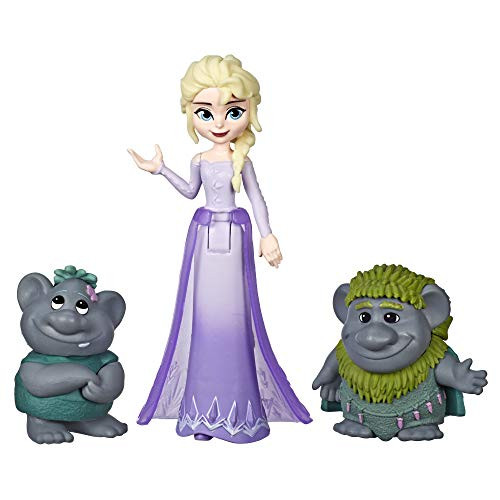 Disney Frozen Elsa Small Doll with Troll Figures Inspired by The Frozen 2 Movie Disney Frozen Elsa Small Doll with Troll Figures Inspired by The Frozen 2 Movie