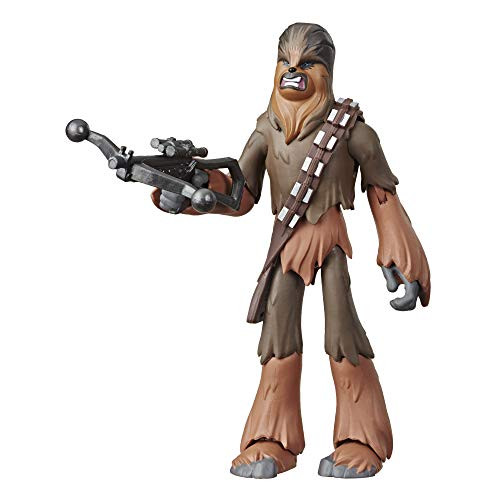 Star Wars Galaxy of Adventures The Rise of Skywalker Chewbacca 5"-Scale Action Figure Toy with Fun Action Move