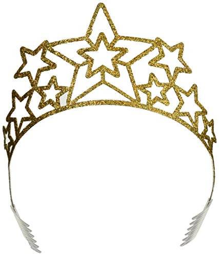 Beistle 60639 Glittered Metal Star Tiara