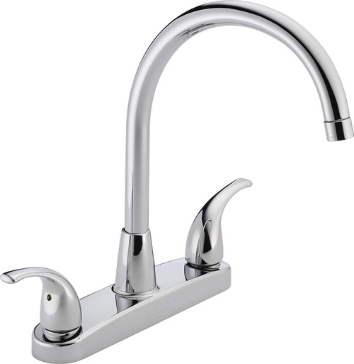 Peerless P299568LF Choice Two Handle Kitchen Faucet, Chrome