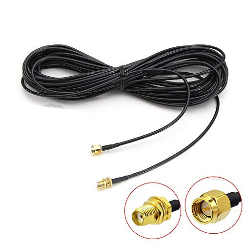 33ft SMA Extension Cable SMA Male to SMA Female RF Connector Adapter WiFi Antenna Extension Cable 33ft SMA Extension Cable SMA Male to SMA Female RF Connector Adapter WiFi Antenna Extension Cable