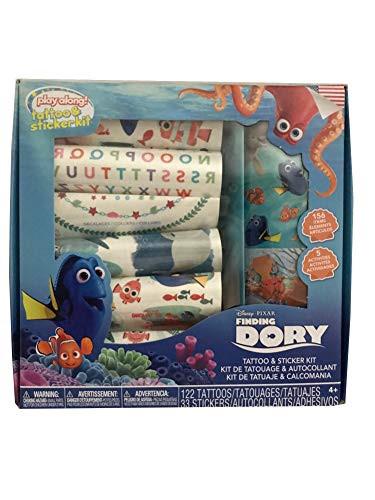 Savvi Disney Pixar Finding Dory Tattoo & Sticker Kit