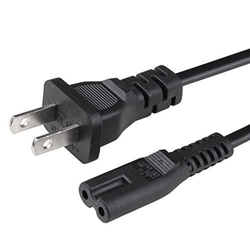 [UL Listed] OMNIHIL 5 Feet Long AC Power Cord Compatible with Audioengine A5+ Powered Speakers