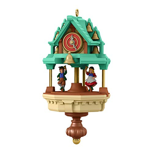 Hallmark Keepsake Mini Christmas 2019 Year Dated Tick Tock Twirlers Clock Miniature Ornament, 2.2"