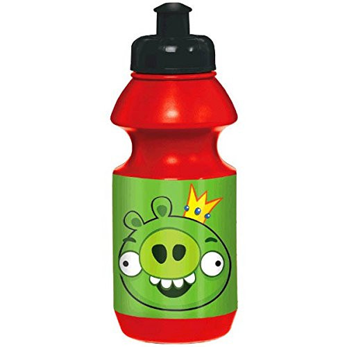 Amscan Fun-Filled Angry Birds Birthday Party Drinking Bottle Favor, Red/Green, 18 oz