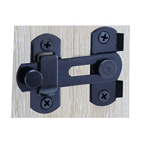 Barn Sliding Door Antique Lock Door Latch Cabinet Wine Cabinet Stainless Steel Closet Door Black