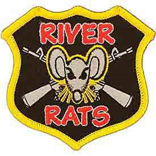 EagleEmblems PM0016 Patch-Vietnam,River Rats (3'')