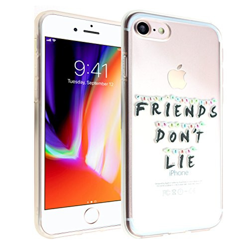iPhone 7 8 CASEMPIRE Stranger Things Friends Don't Lie TPU Case Shock Proof Never Fade Slim Fit Cover for Apple iPhone 7 8 - Friends Dont Lie 7 8 TPU