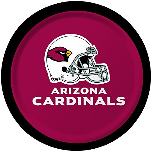 Creative Converting 8 Count Arizona Cardinals Paper Dessert Plates