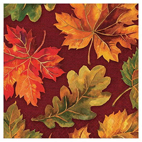 Creative Converting 324034 Party Creations Paper Napkin, Fall Flourish