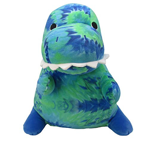Cuddle Pal - Round Small Tie Dye Dinosaur - Tucker - Stuffed Animal Plush 5"