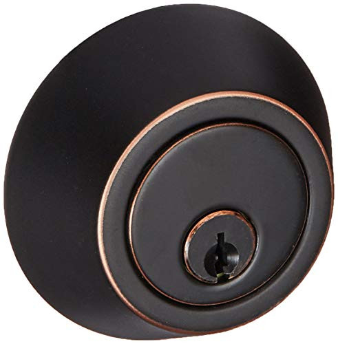 Design House 727420 Single Cylinder Deadbolt, Oil Rubbed Bronze
