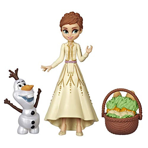 Disney Frozen Anna & Olaf Small Dolls with Basket Accessory, Inspired by The Frozen 2 Movie Disney Frozen Anna & Olaf Small Dolls with Basket Accessory, Inspired by The Frozen 2 Movie
