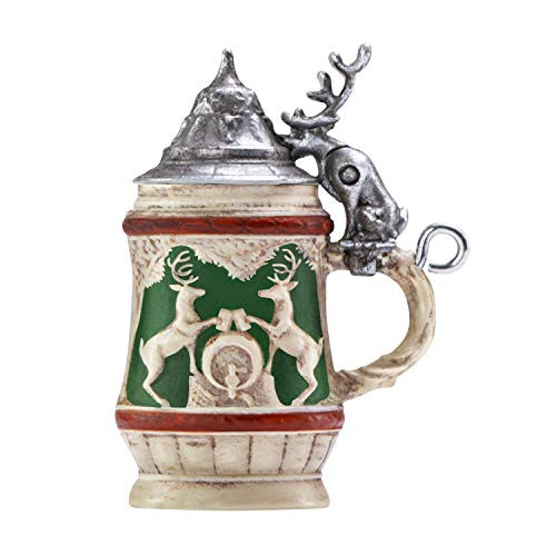Hallmark Keepsake Mini Christmas 2019 Year Dated Bitty Beer Stein Miniature Ornament, 1.12"