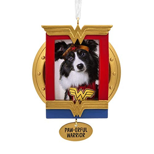 Hallmark Christmas Ornaments, DC Comics Wonder Woman Pet Picture Frame Ornament