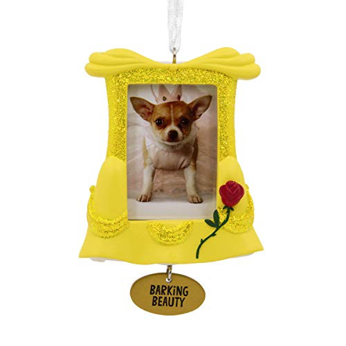 Hallmark Christmas Ornaments, Disney Beauty and the Beast Belle Dog Picture Frame Ornament Hallmark Christmas Ornaments, Disney Beauty and the Beast Belle Dog Picture Frame Ornament