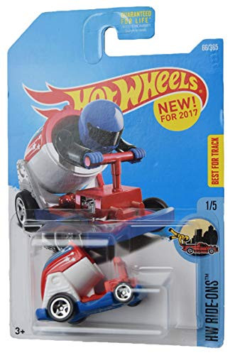Hot Wheels 2017 HW Ride-Ons Boom Car (Cannon Car) 66/365, Red, White, and Blue