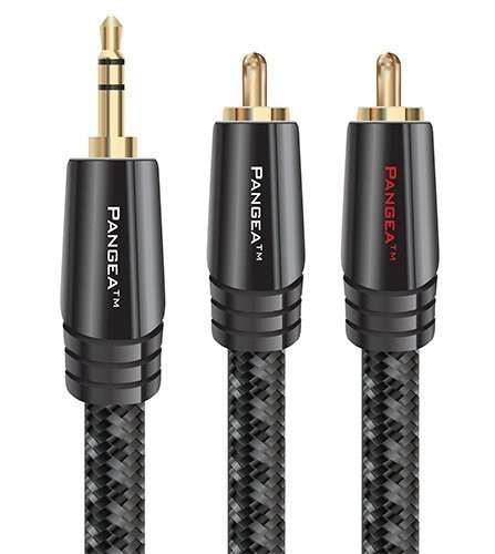 Pangea Audio Interconnect Cable 3.5mm to RCA (.6 Meter)