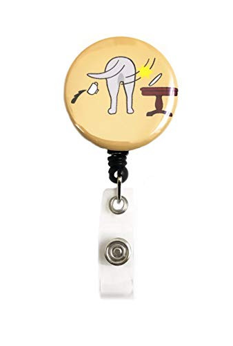Bad Dogs Retractable Badge Reel ID Badge Holder (Tall Tails)