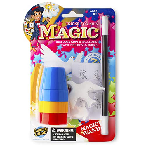 Learn & Climb Cups and Balls Magic Trick & Sponge Trick for Kids