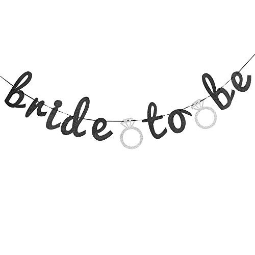 Glitter Bride to Be Banner, Bridal Shower Wedding Banner, Wedding String Decorations, Rustic Wedding Decor, Wedding Engagement Sign Photo Prop.