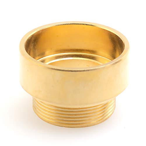 POWERTEC 71347 1-35/65 ­Inch Router Template Guide for Porter-Cable 42048 | 1-35/64" OD (39.29 MM) | Solid Brass Guide Bushing for Perfect Radius Hinge Routing Projects & 1/4" Templates