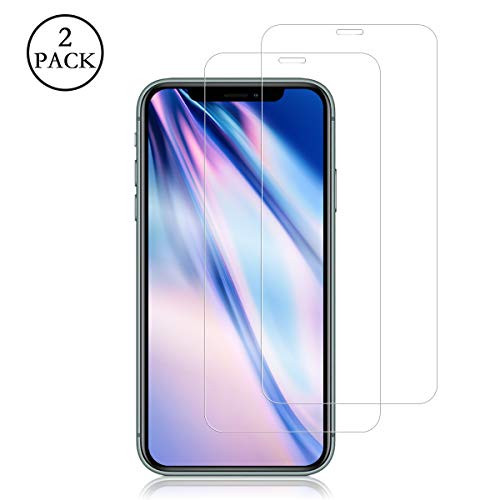 Screen Protector for iPhone 11 Pro Max/iPhone Xs Max, RUAN [2 Pack] Tempered Glass Film,HD Clarity,Case Friendly,Anti Scratch, Curved Edge, Touch Screen Tempered Glass Screen Protector