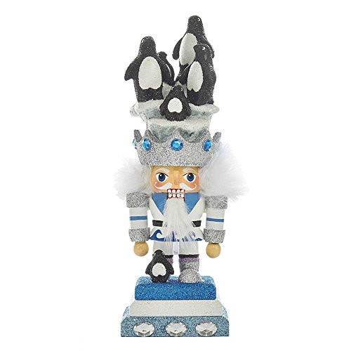 Kurt Adler 11-Inch Hollywood Penguin Hat Nutcracker