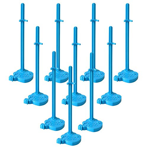 UCanaan 10 Pcs Monster high Dolls Stands for 11.8 Inch Monster high Dolls Kids Toys Accessories Display Holder Suitable for 11-13''Monster high Dolls Stent Stand for Dolls