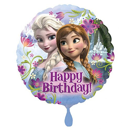 Anagram International HX Frozen Happy Birthday Party Balloons, Multicolor Anagram International HX Frozen Happy Birthday Party Balloons, Multicolor