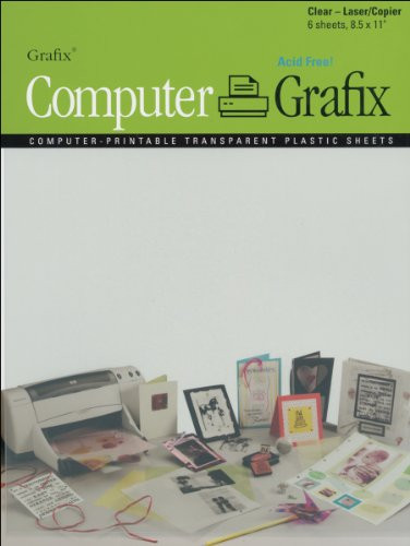Grafix Laser/Copier Film 8.5"X11" 6/Pkg-Clear