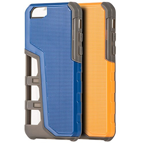 Dream Wireless Cell Phone Case for Apple iPhone 6 Plus/6S Plus - Retail Packaging - Blue & Orange