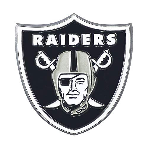 FAN MATS 22596 3"X3.2" NFL - Oakland Raiders Emblem