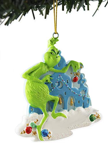 Dr Seuss Grinch Kurt Adler Holiday Personalizable Ornament Boxed