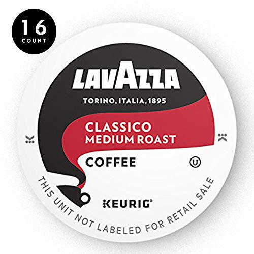 Lavazza Classico Single-Serve Coffee K-Cups for Keurig Brewer, Medium Roast, 16-Count Box