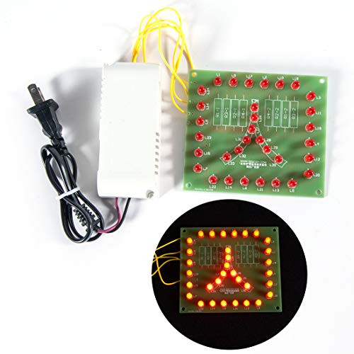 DDIY Simulated Billboard Advertising Board Soldering Project Electronic Project Kit DIY Parts Beginners Learning Adjustable Welding Assemble