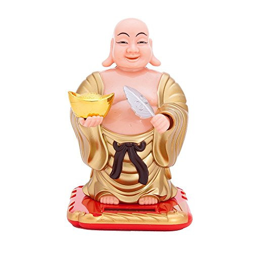 Solar Powered Bobblehead Toy Figure Nohohon, Buddha 074