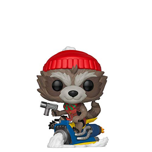 Funko Pop! Marvel: Holiday - Rocket Raccoon On Sled