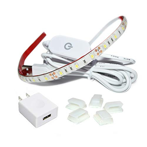 Sewing Machine Lights led Strip, WENICE Lighting kit with 5500K 18leds and Touch dimmer and USB Power(Neutral White,18led)