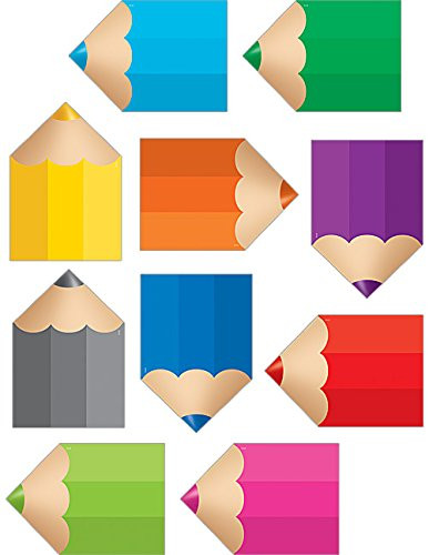 Teacher Created Resources Colorful Pencils Pennant Accents (5655)