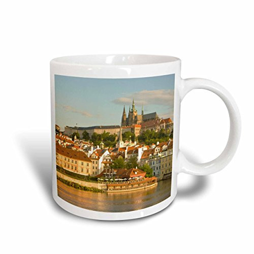 3dRose mug_81234_2 Charles Bridge, Prague Castle, Czech Republic Eu06 Sws0019 Stuart Westmorland Ceramic Mug, 15-Ounce