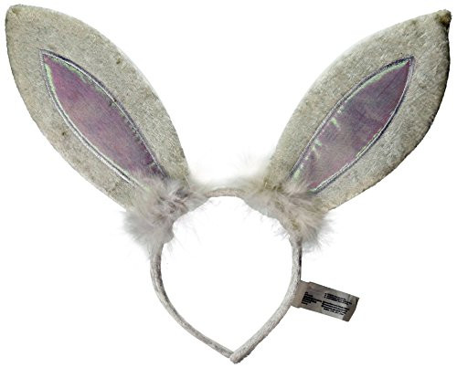 Bunny Ears Headband White, 6 Ct.